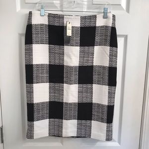 TALBOTS Skirt Checked Pattern Size 10